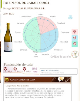 La guía Wine Up encumbra a los vinos de Bodegas El Paraguas